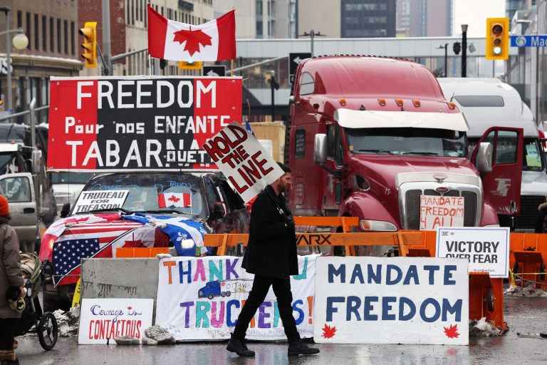 Convoy de la Libertad protestas camioneros