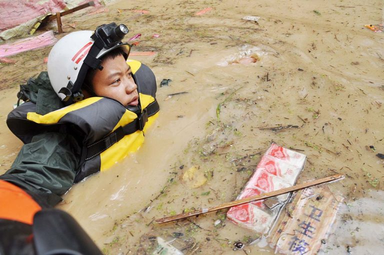Inundaciones masivas en China